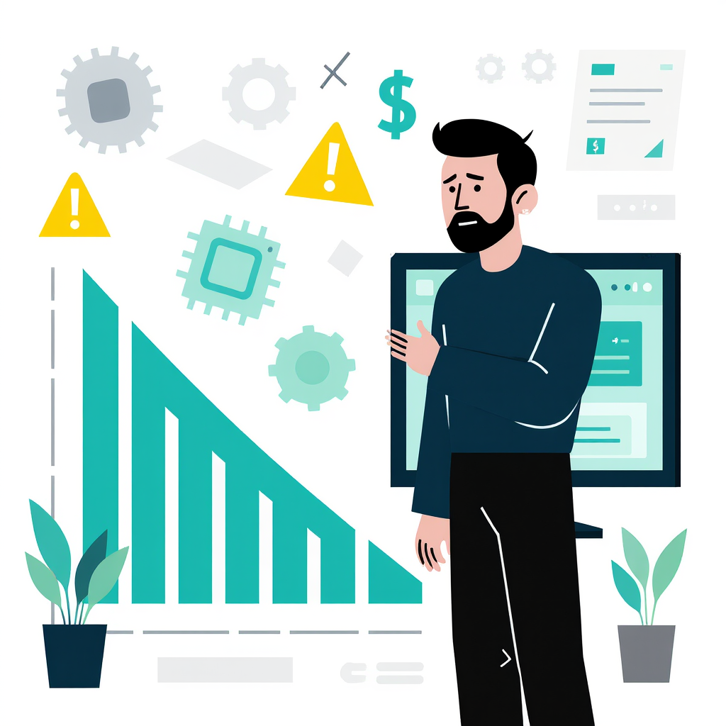 Enterprise AI Reality Check - 95% failure rate visualization