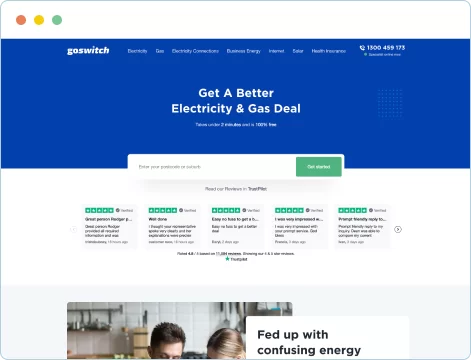 website preview