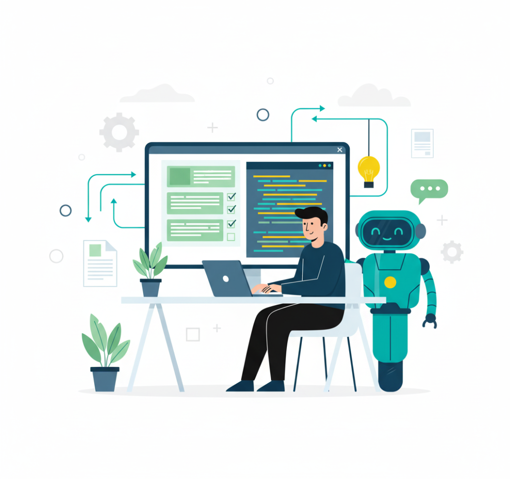 Graphic representation of spec-driven development: the techniques, tools and prompts that developers use to get AI to write production code