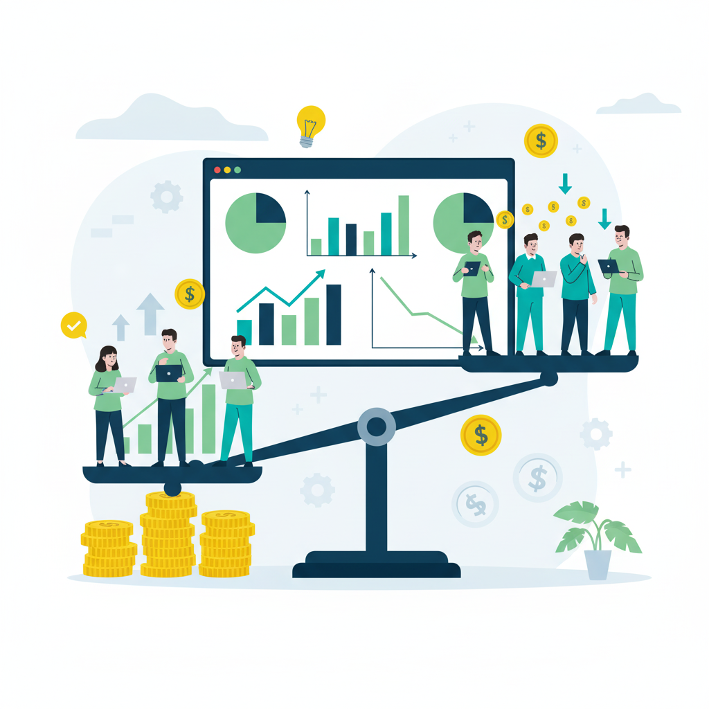 Graphic representation of Magnificent Seven AI Strategies Comparison