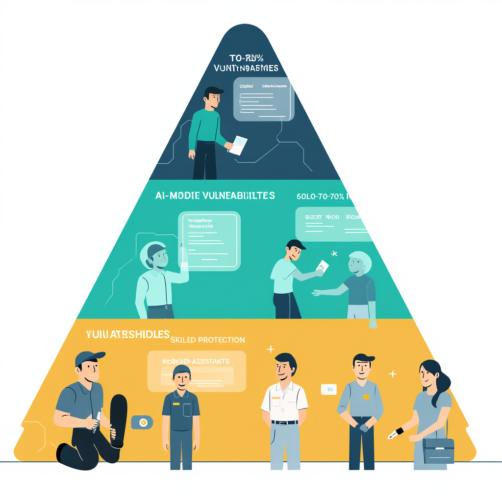 Graphic representation of the topic Vulnerable Roles in AI-Driven Workforce Transformation