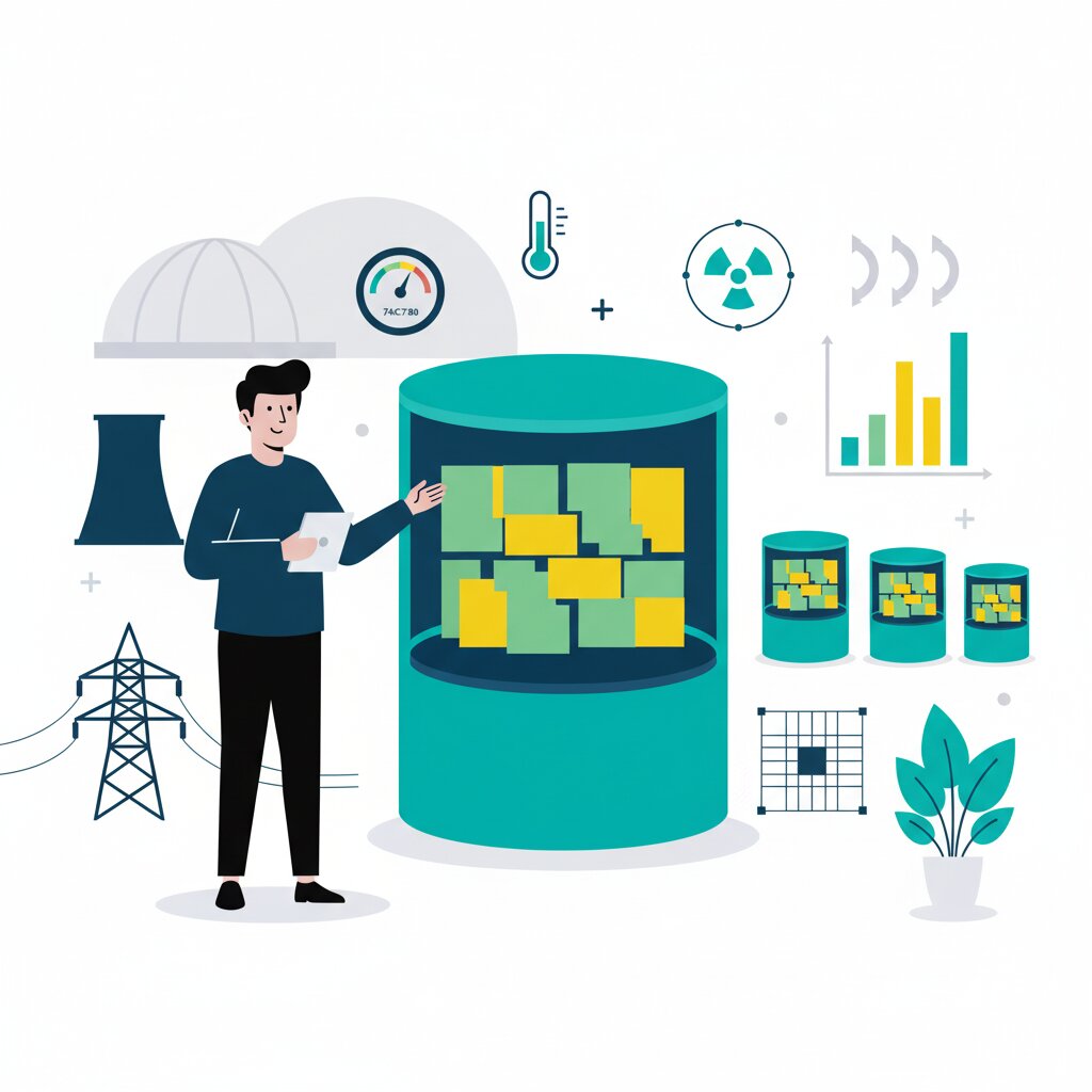 Graphic representation of the topic Small Modular Reactors Explained and How They Differ from Traditional Nuclear Power Plants