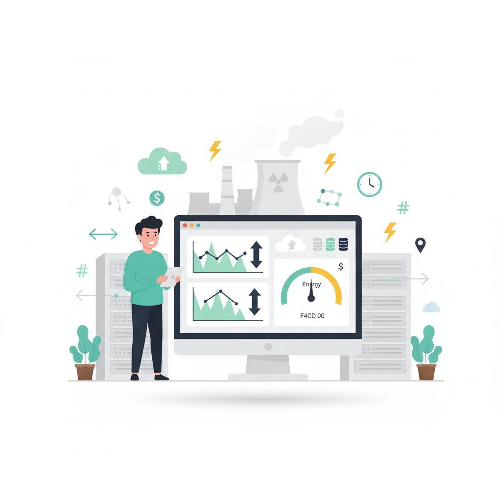 Graphic representation of the topic How Big Tech Nuclear Investments Will Affect Cloud Computing Costs and Energy Strategy