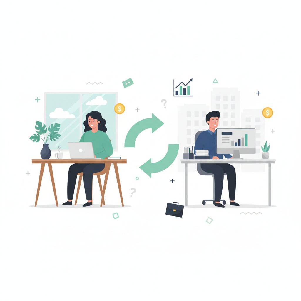 Graphic representation of the topic Why Companies Are Forcing Return to Office - The Real Reasons Behind RTO Mandates