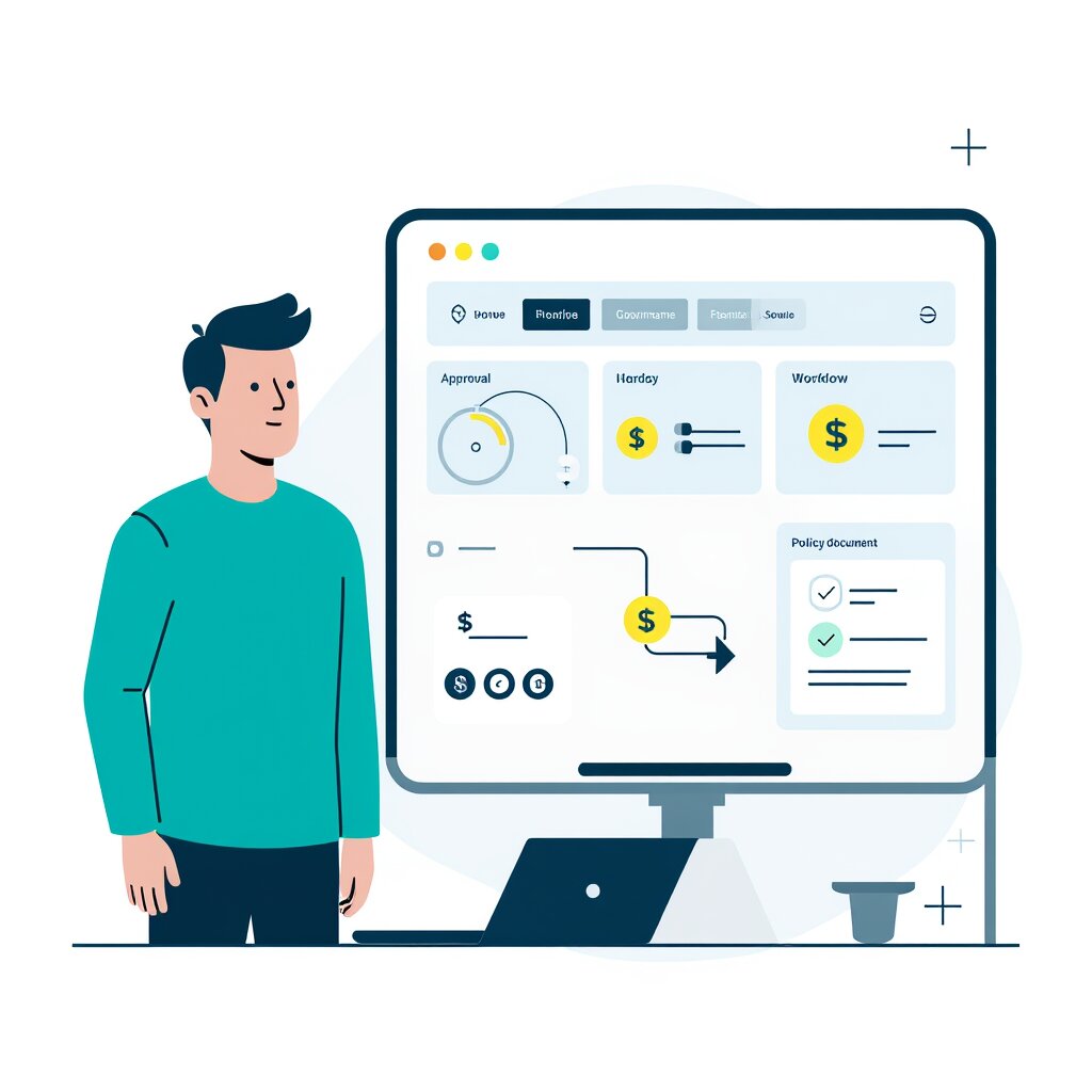 Graphic representation of the topic How to Build a SaaS Governance Framework That Prevents Cost Blowouts
