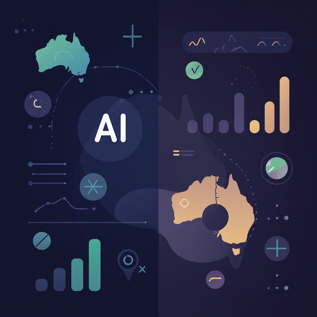 Graphic representation of the topic Australian Startup AI Adoption in 2025