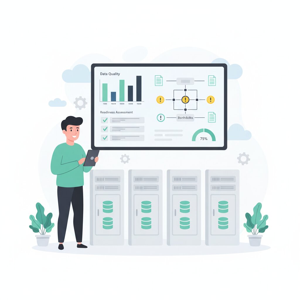 Graphic representation of the topic Data Readiness as AI Deployment Bottleneck