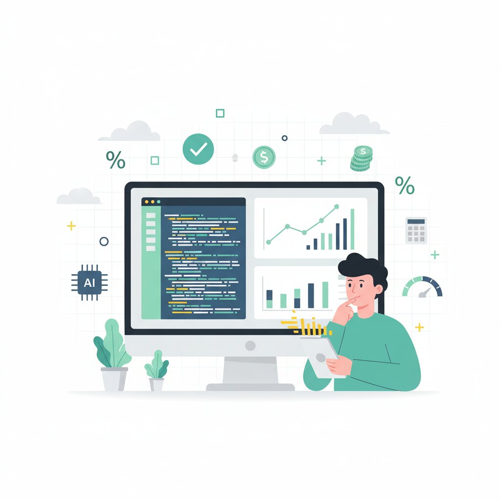 Graphic representation of the topic Measuring AI Coding Tool ROI