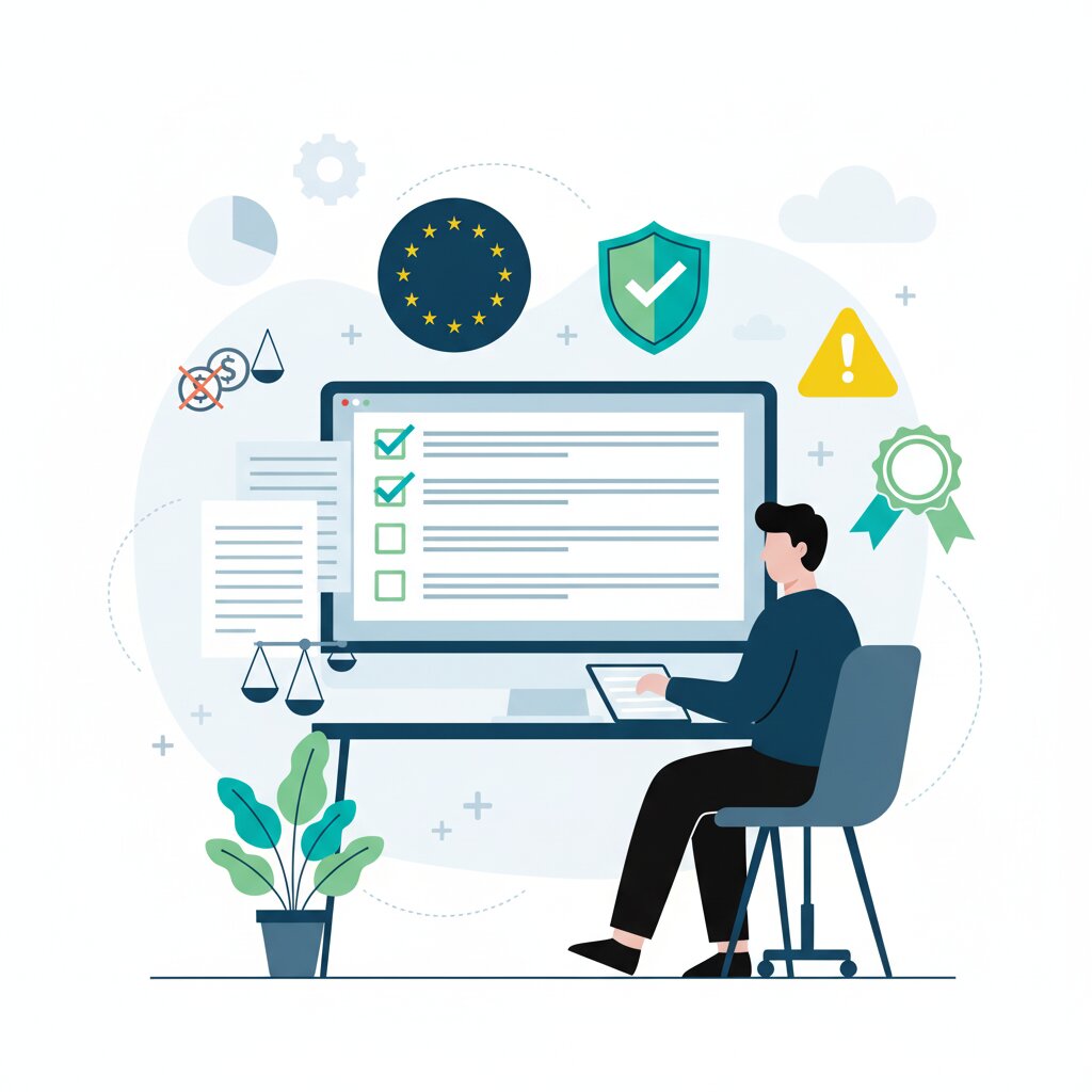 Graphic representation of the topic EU AI Office Enforcement Priorities - What Actually Triggers Penalties and Mitigation Strategies