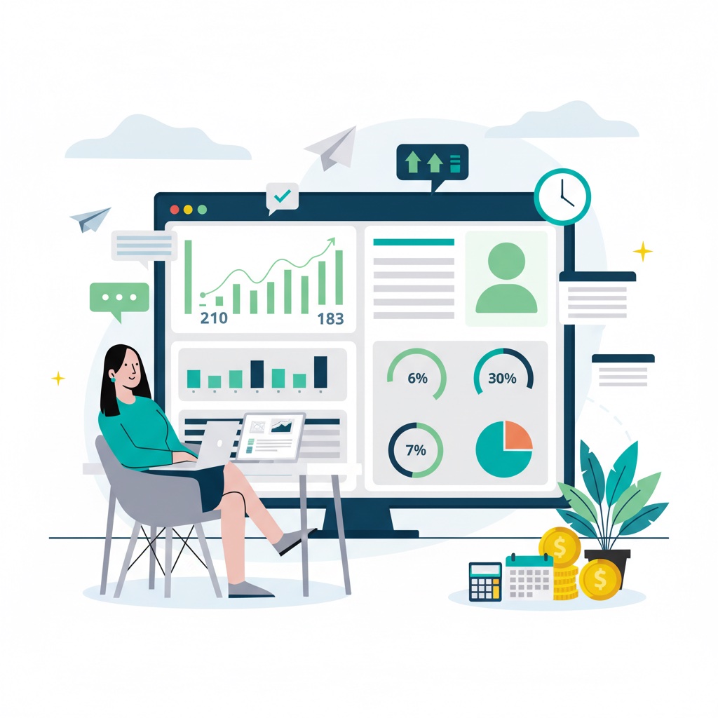 Graphic representation of measuring sabbatical program success with retention metrics and ROI analysis