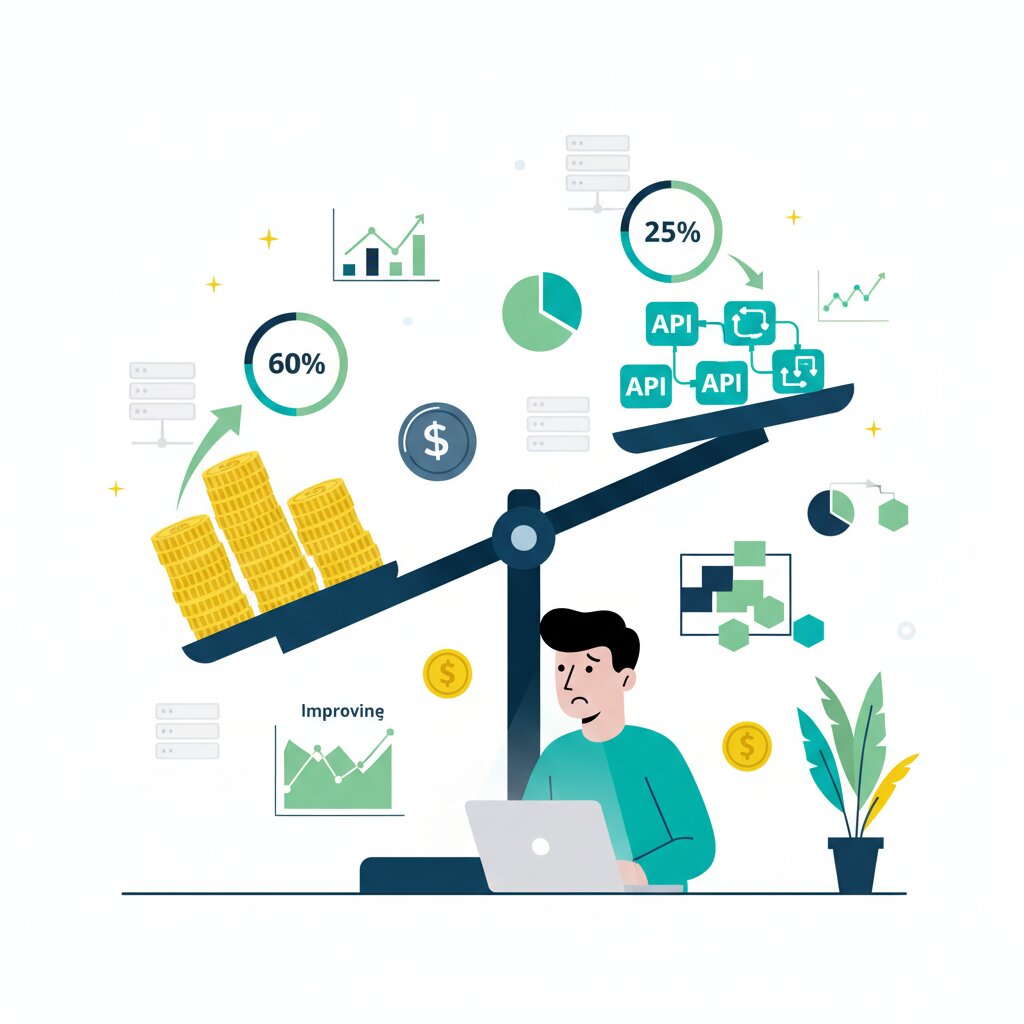 Graphic representation of AI-first SaaS pricing models and gross margin economics