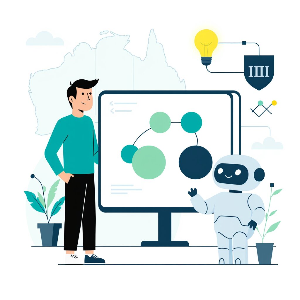 Graphic representation of the topic Australia's National AI Plan Released (Debate Over Approach)
