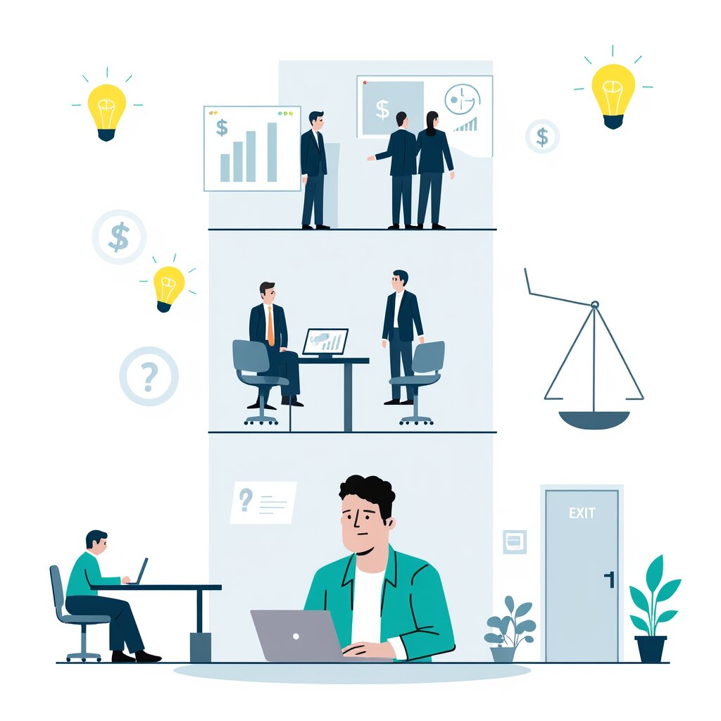 Graphic representation of the topic The Hidden Corporate Motives Behind Return to Office Mandates