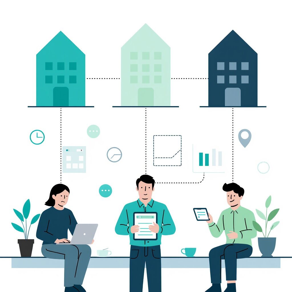 Graphic representation of the topic Comparing Return to Office Policies Across Major Tech and Finance Companies