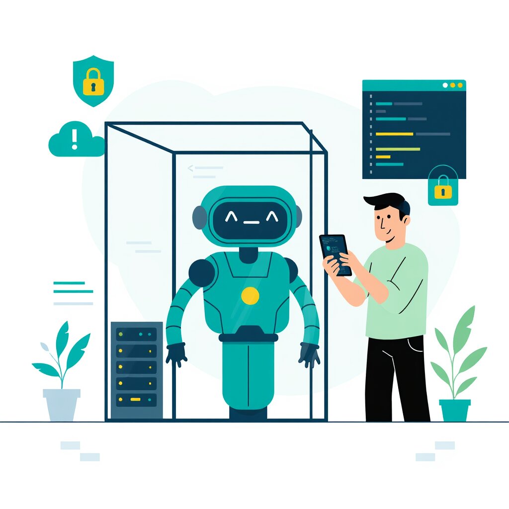 Graphic representation of the topic AI Agents in Production - The Sandboxing Problem No One Has Solved