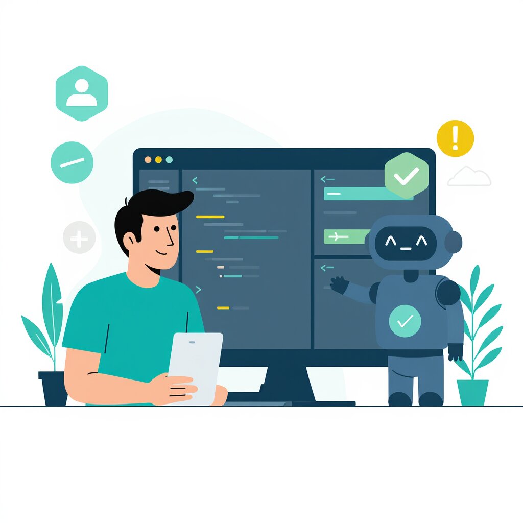 Graphic representation of the topic Why 45 Percent of AI Generated Code Contains Security Vulnerabilities