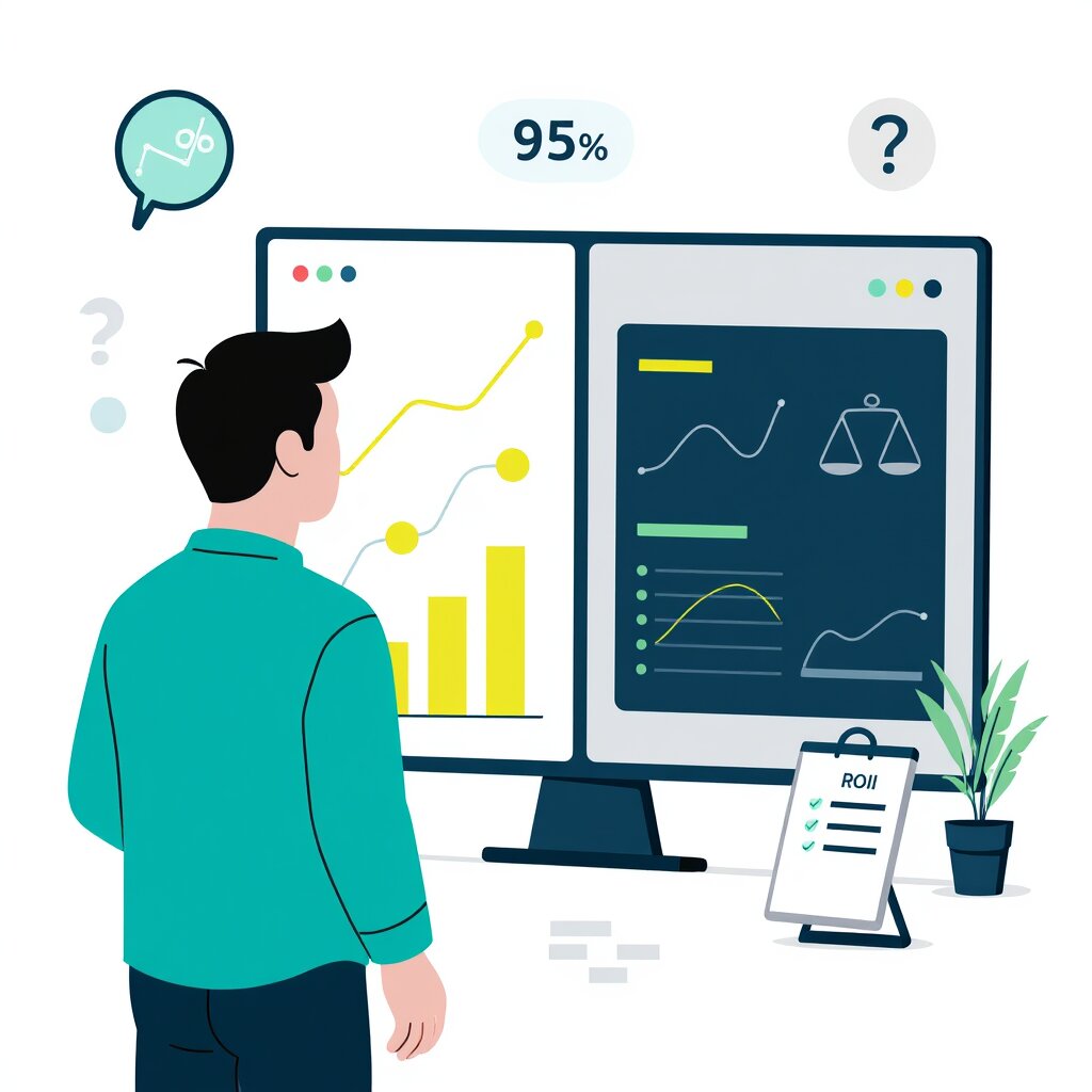 Graphic representation of the topic The AI Bubble Debate - 95% Getting Zero ROI or the Most Important Thing Ever?