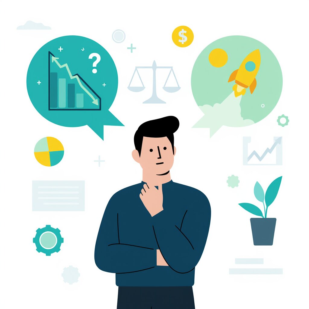 Graphic representation of the topic The AI Bubble Debate - 95% Getting Zero ROI or the Most Important Thing Ever?