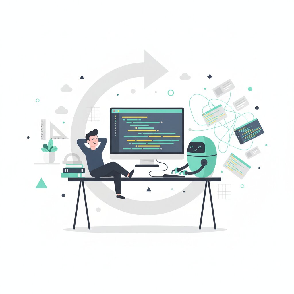 Graphic representation of vibe coding versus AI-assisted engineering