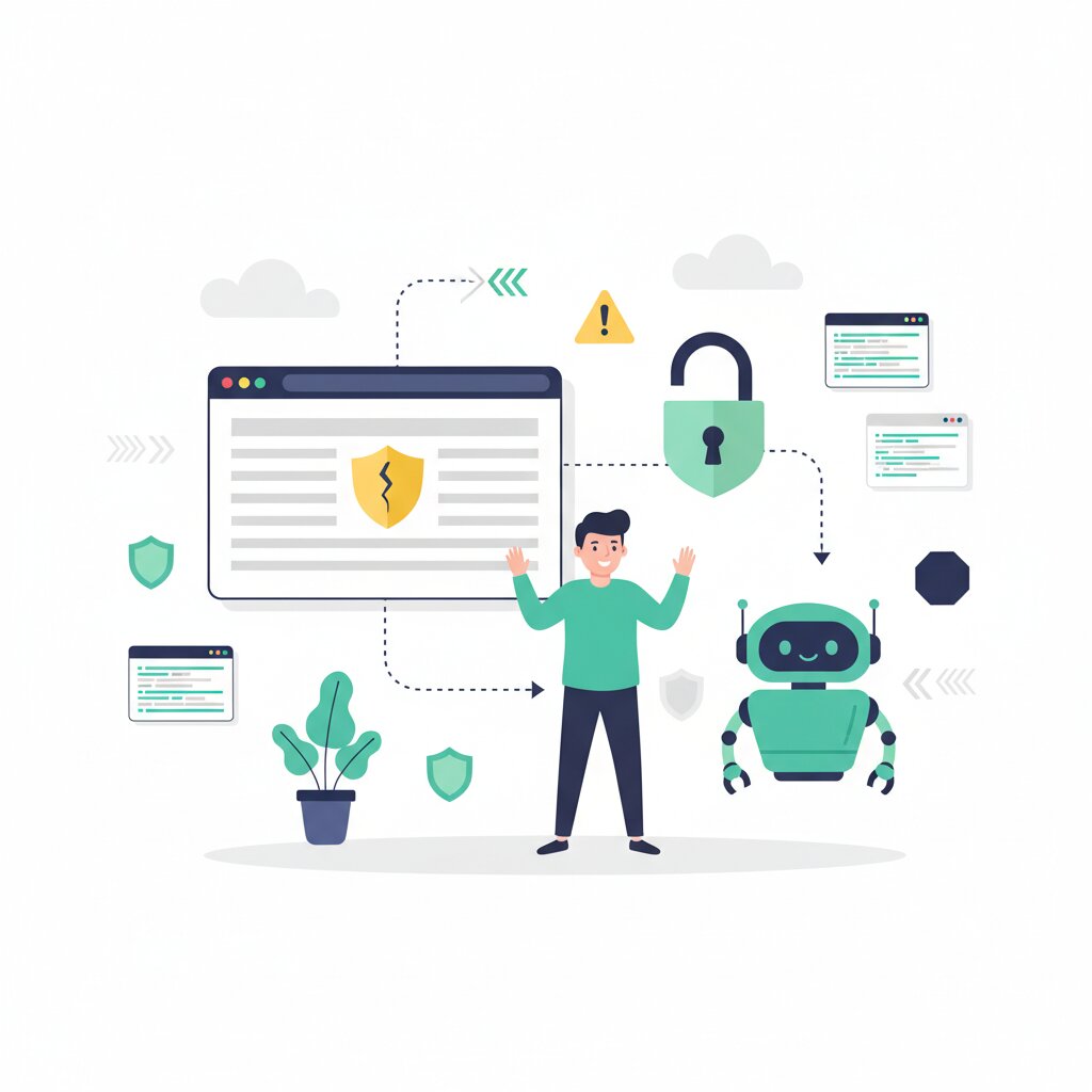 Graphic representation of the topic Why Prompt Injection Is the Unsolved Problem Inside Every Agentic Browser