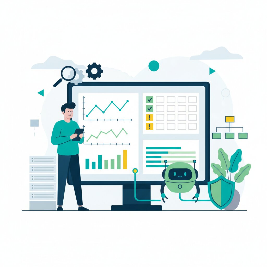 Graphic representation of AI observability and guardrails as platform criteria