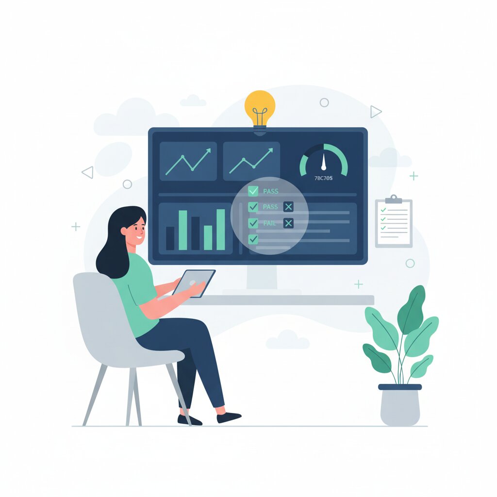 Graphic representation of measuring AI governance effectiveness