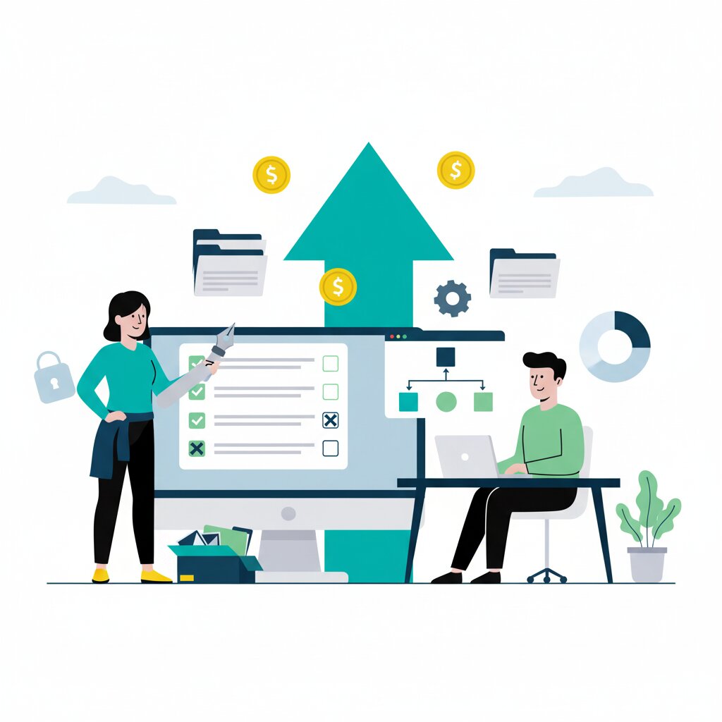 Graphic representation of the topic Auditing and Rebuilding Your SaaS Stack in the Age of AI