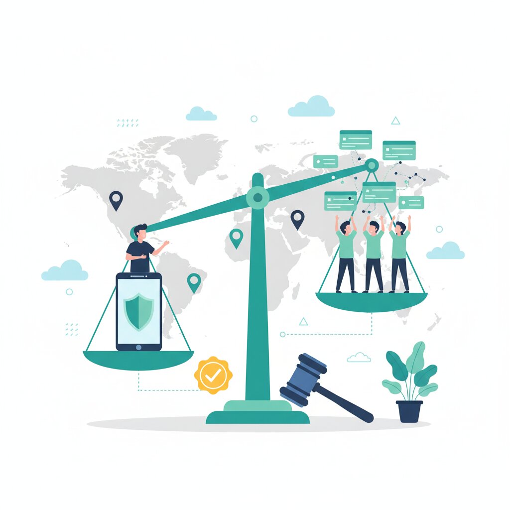 Graphic representation of the topic How the EU Digital Markets Act Enforcement Against Meta and WhatsApp Affects AI Distribution