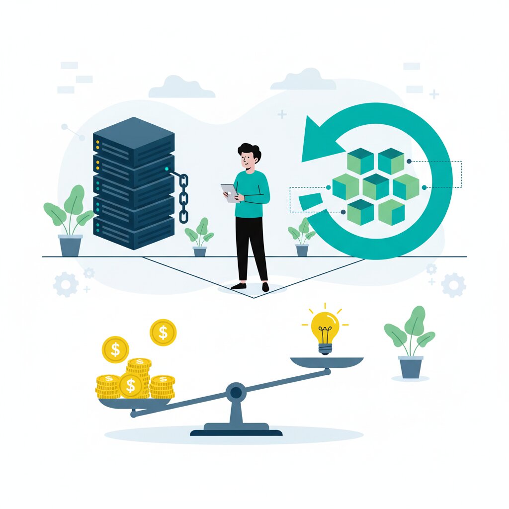 Graphic representation of the topic The SAP Alternatives SAP Will Not Tell You About Third Party Support and Composable ERP