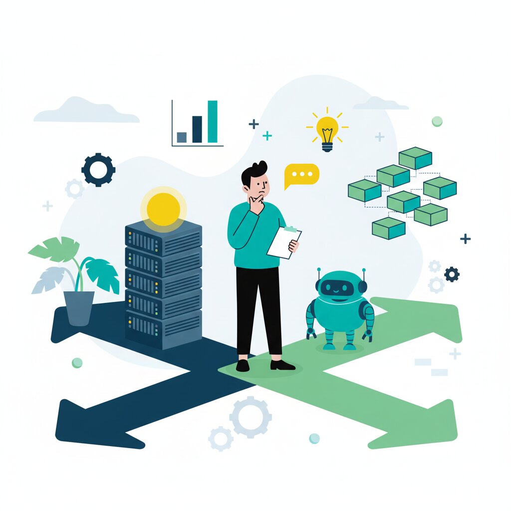 Graphic representation of the topic Do You Need to Migrate to SAP S4HANA to Get AI Value or Is There Another Way