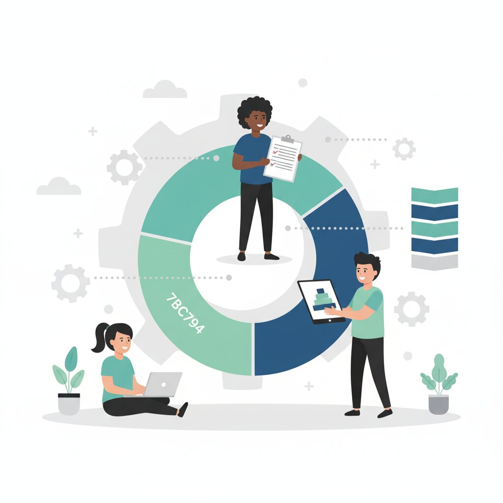 Graphic representation of the topic How to Build an AI Operating Model That Goes Beyond Policy Documents
