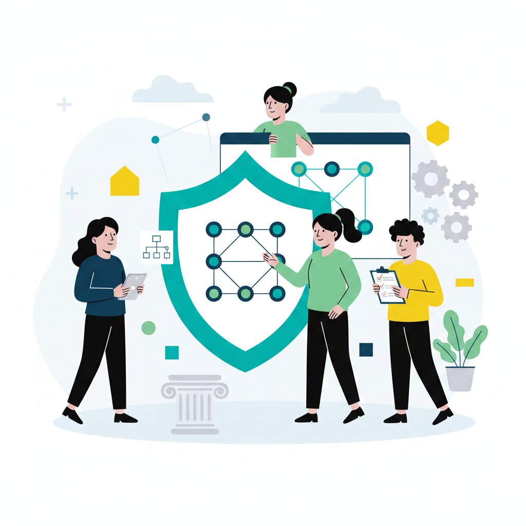 Graphic representation of MCP and the Linux Foundation vendor-neutral governance for enterprise protocol risk