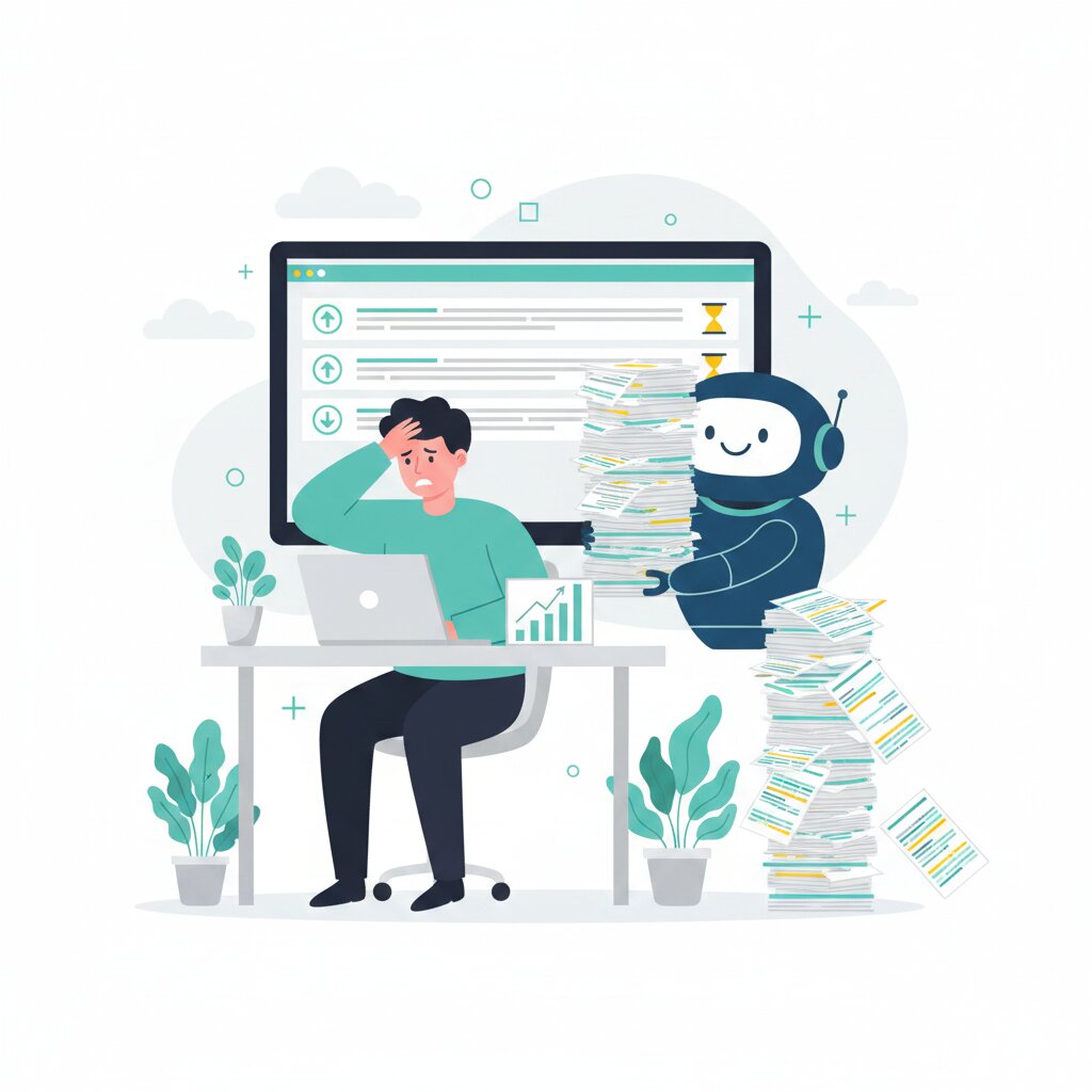 Graphic representation of AI coding agent PR review bottleneck