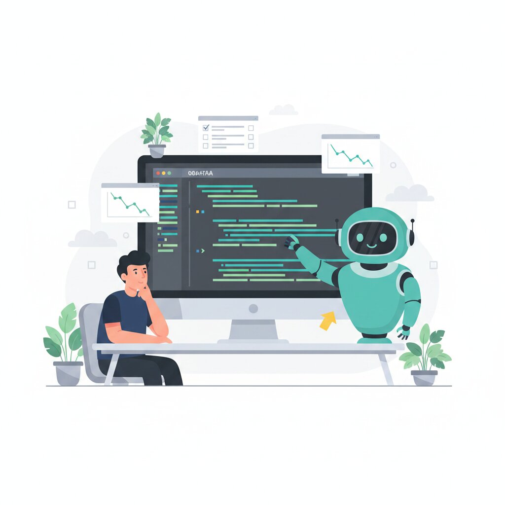 Graphic representation of the topic Code Rot and the Hidden Long-Term Costs of AI Coding at Scale