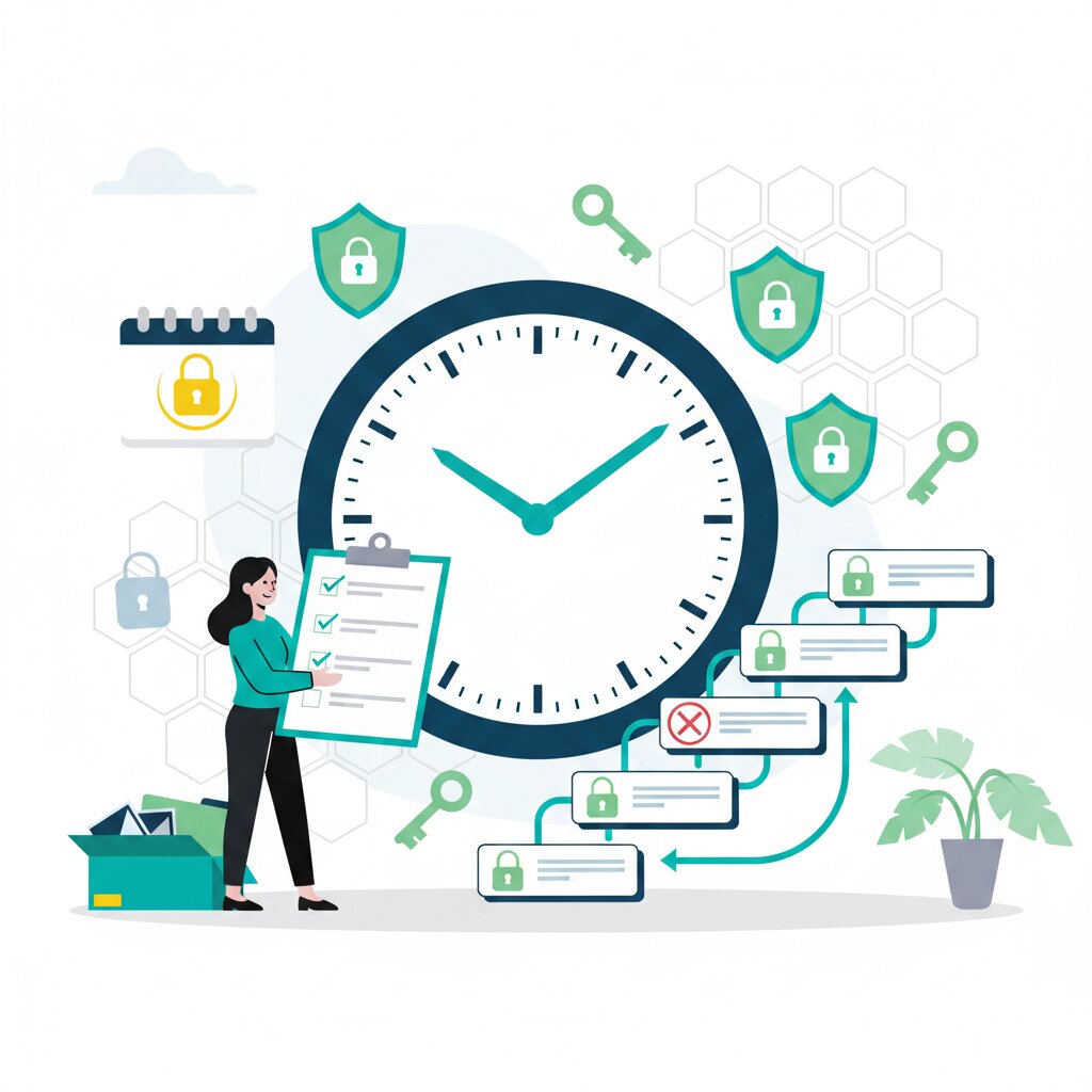 Graphic representation of post-quantum cryptography compliance deadlines and global regulatory mandates