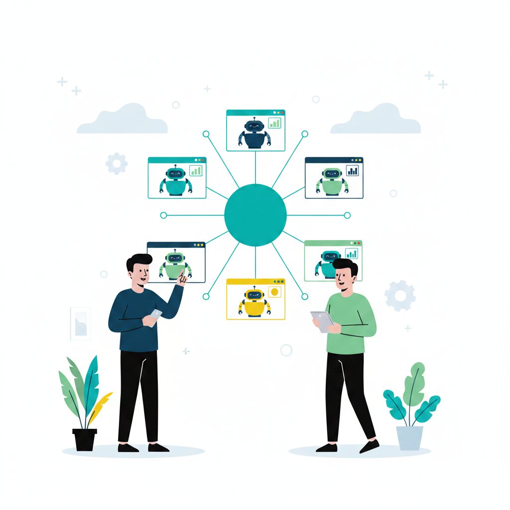 Graphic representation of the topic The Enterprise Agent Platform War