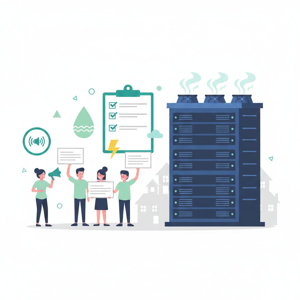 Graphic representation of the topic The Data Center Community Revolt