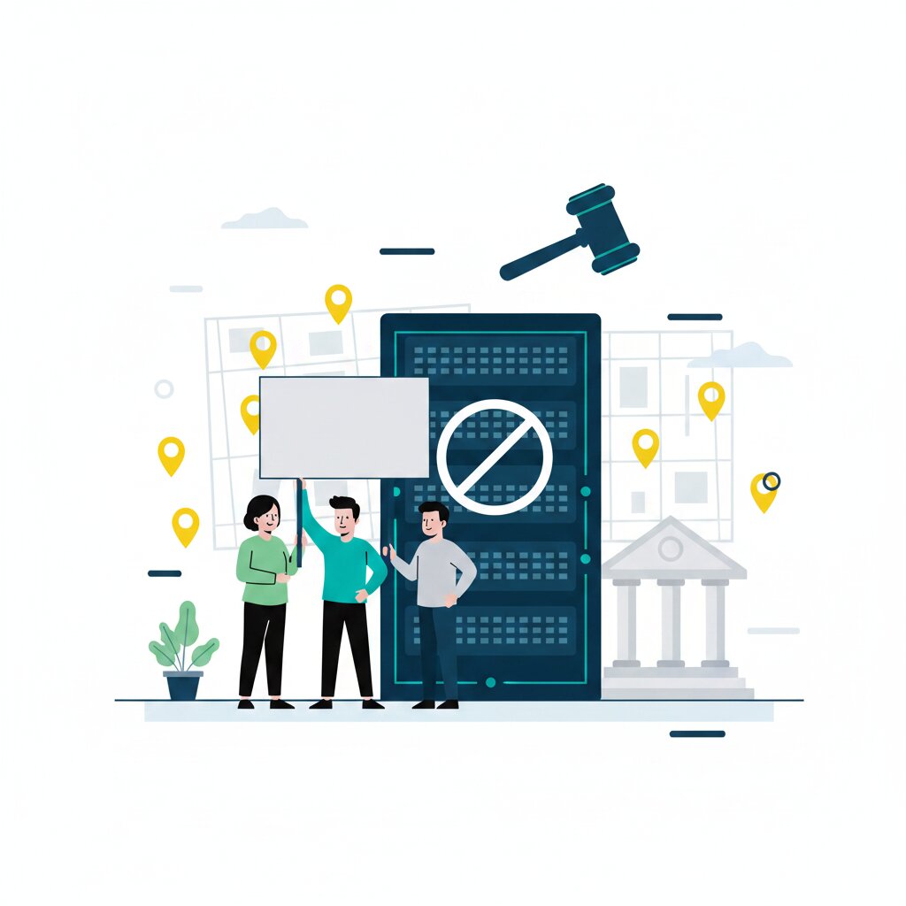 Graphic representation of the topic The Data Center Community Revolt