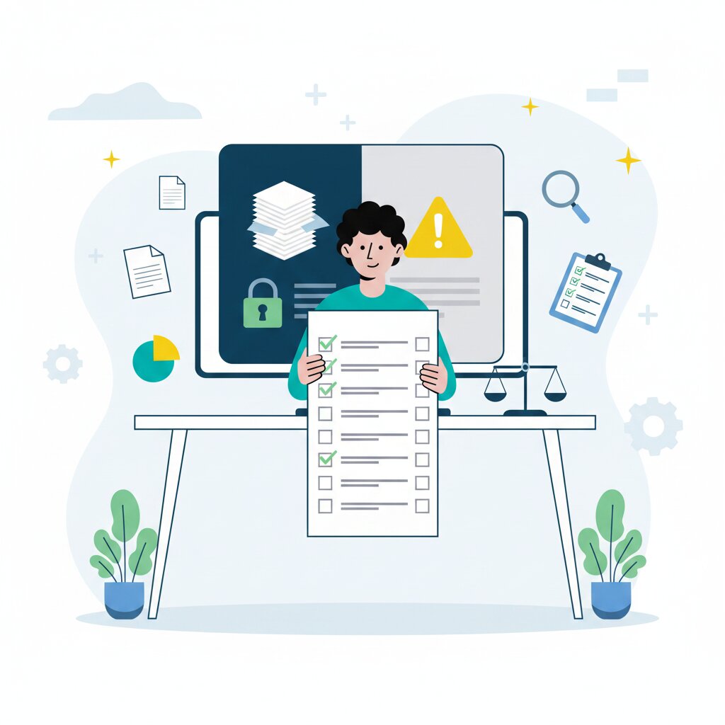 Graphic representation of AI vendor acquisition risk due diligence checklist for enterprise procurement