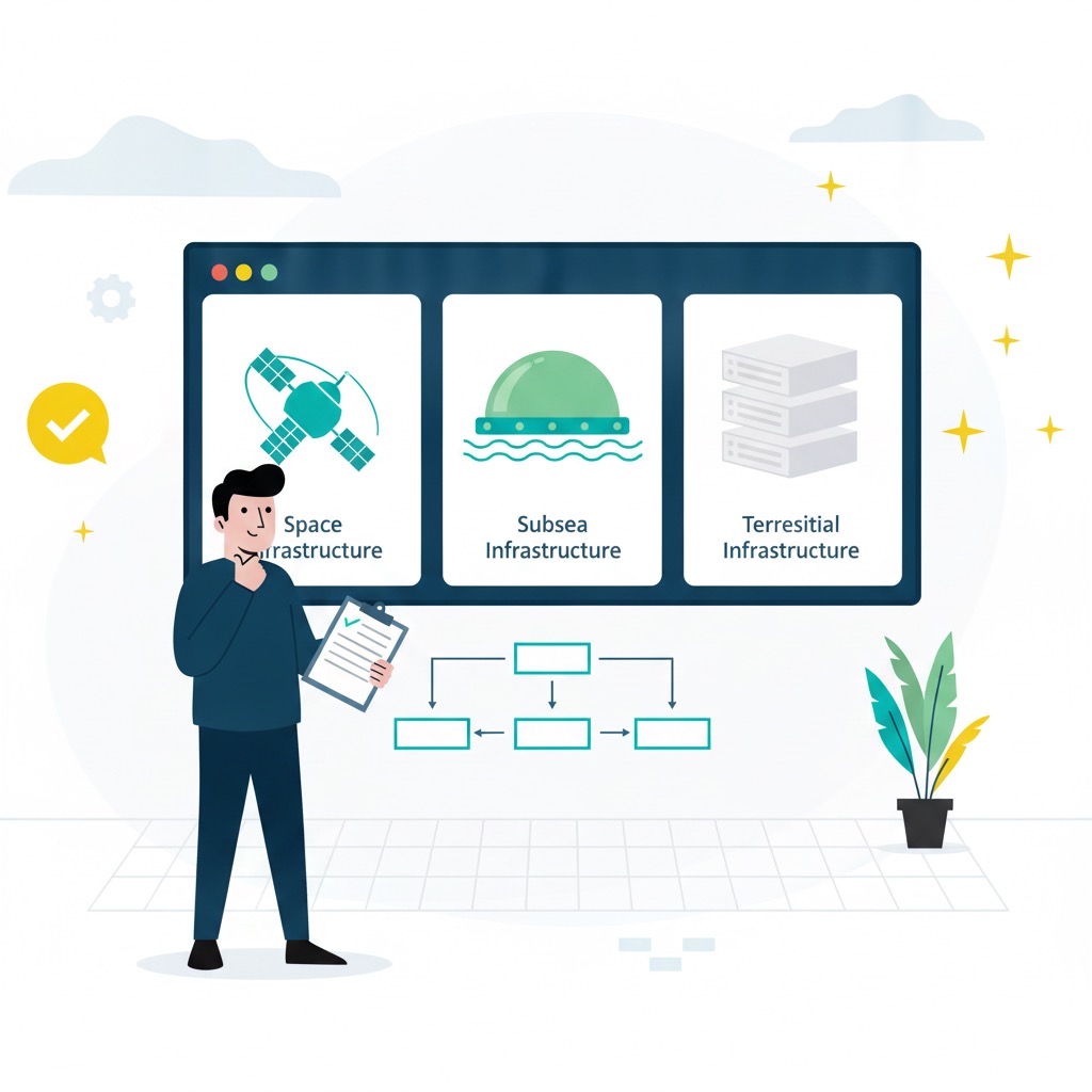 Illustration: orbital and underwater data centres as a CTO infrastructure planning factor