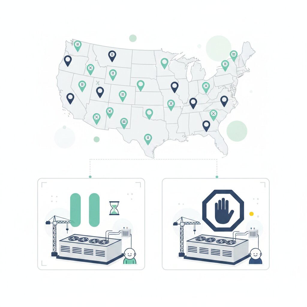 Data Center Moratoriums and Bans Explained Across the US